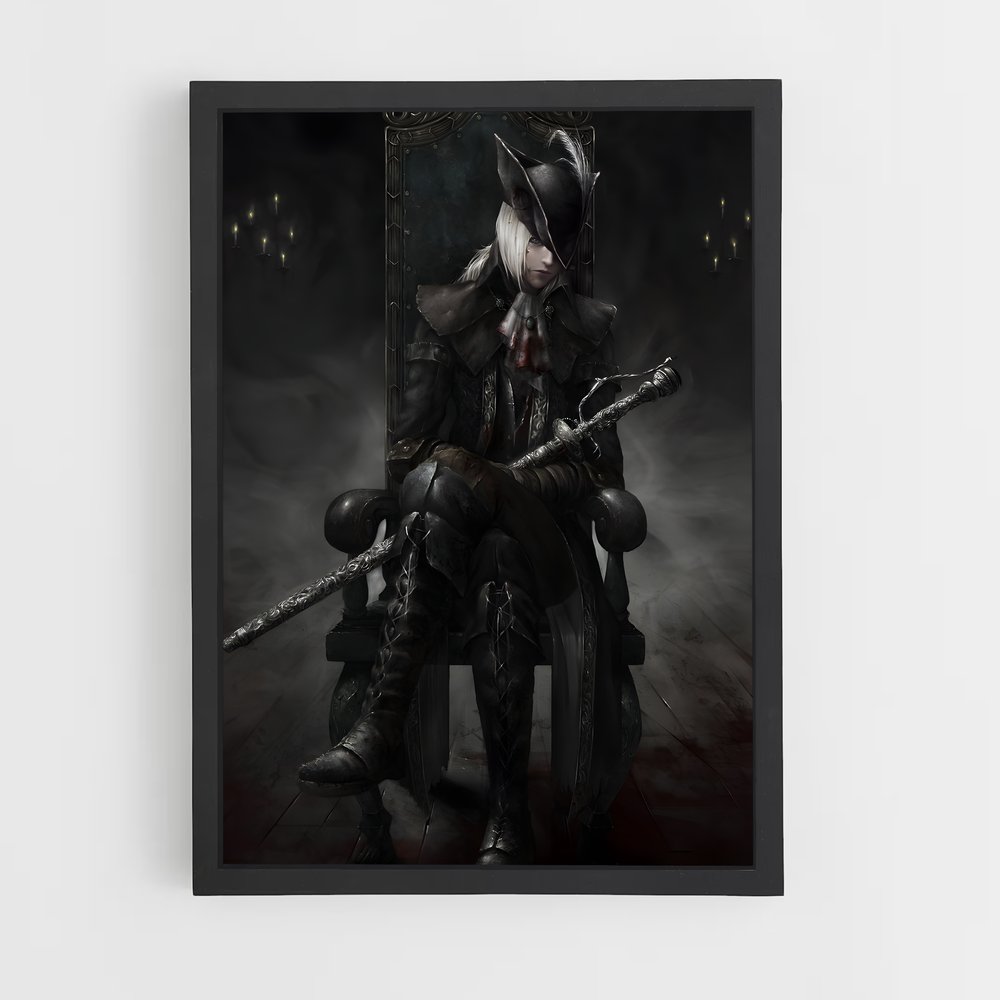 Poster Le Souverain Épéiste – affiche Bloodborne (vue 2)